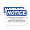 Signmission Children Under Jr. High Age Are Not Allowed, 5 in W x Rectangle, Vinyl Decal OS-2PACK-NS-D-35-L-10583 - alternate 1